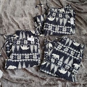 3 Pairs Mens Old Navy Polar Bear Pajama Pants